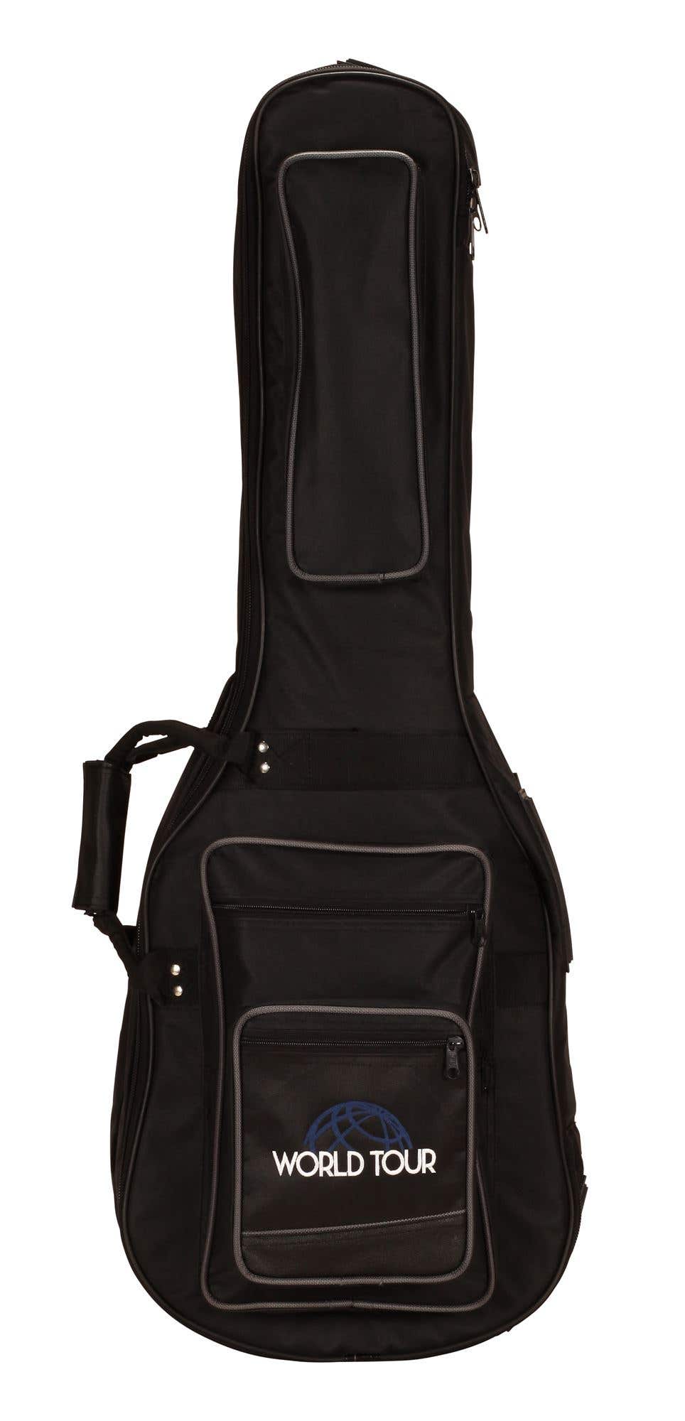 World Tour EDX22N Deluxe Pro Double Electric Guitar Gig Bag