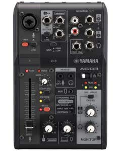 Yamaha AG03MK2 3-Channel Streaming Mixer