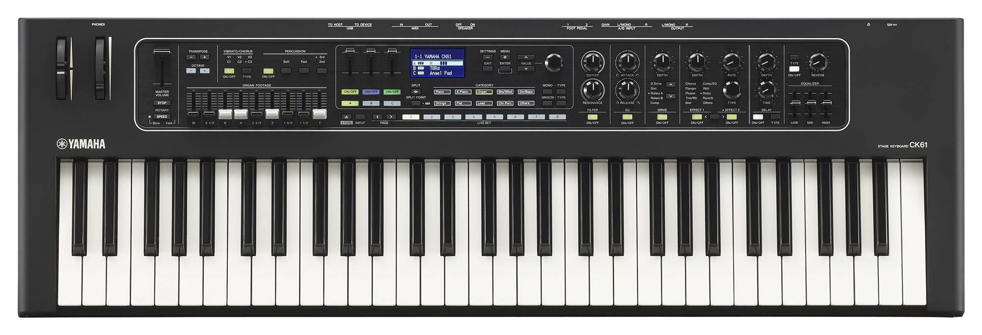 Yamaha CK61 61-Key Stage Performance Keyboard