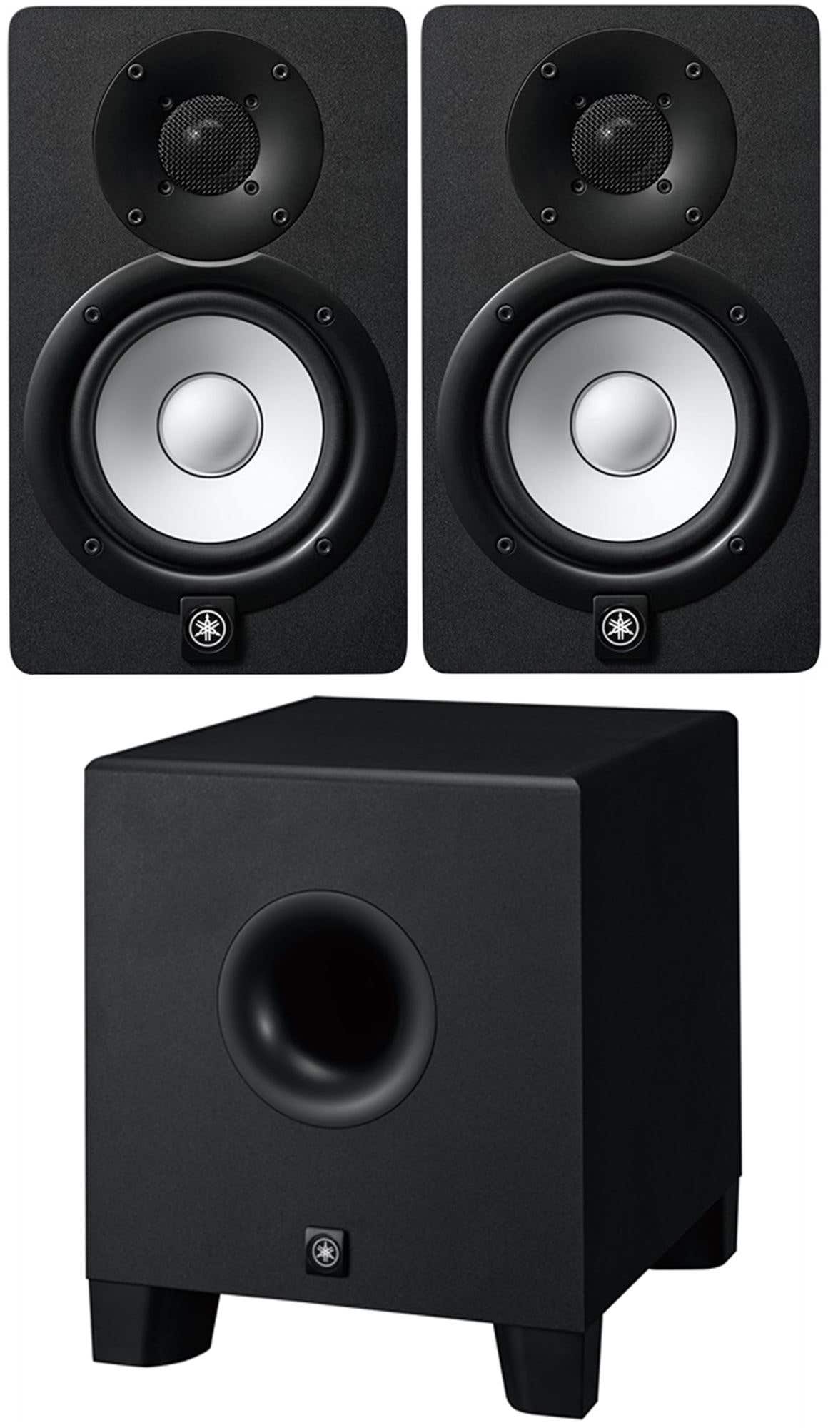 Yamaha HS5 Studio Monitor in Black Pair with Sub