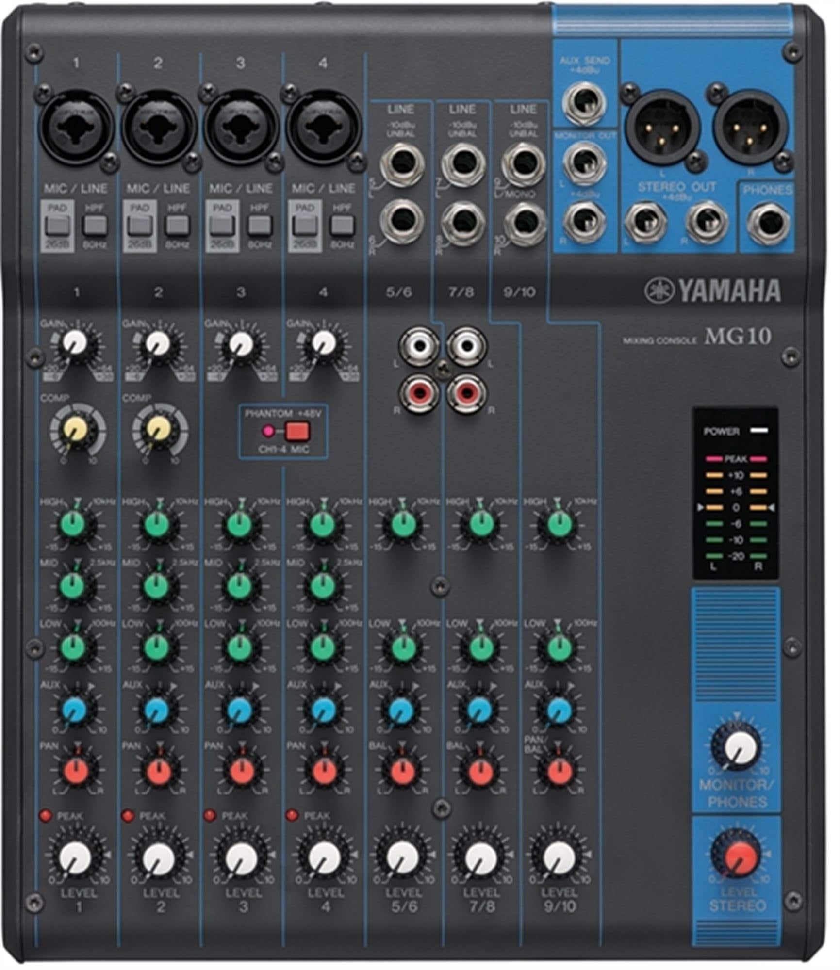Yamaha MG10 10 Channel Stereo Mixer