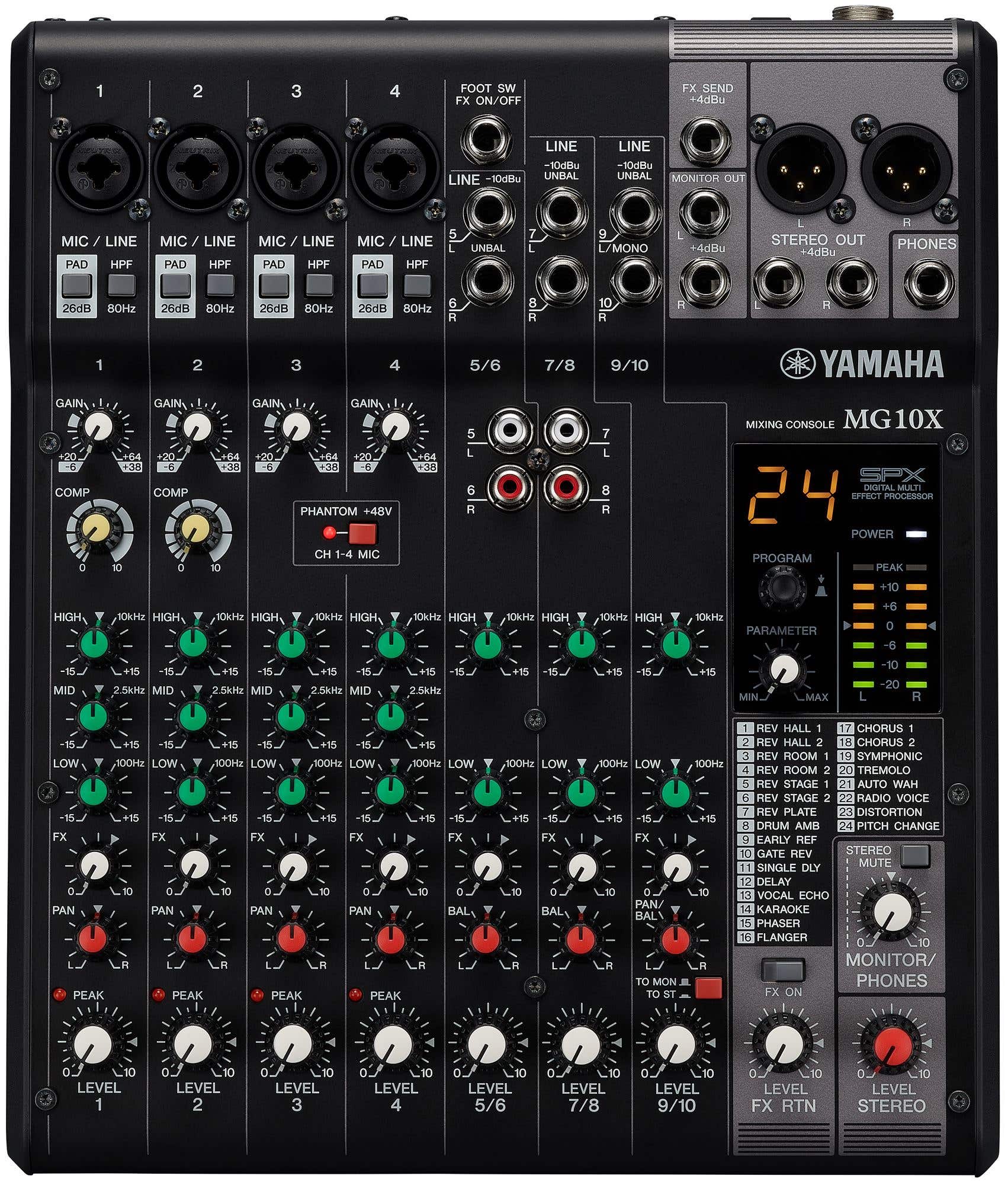 Yamaha MG10XCV Stereo Mixer with Effects