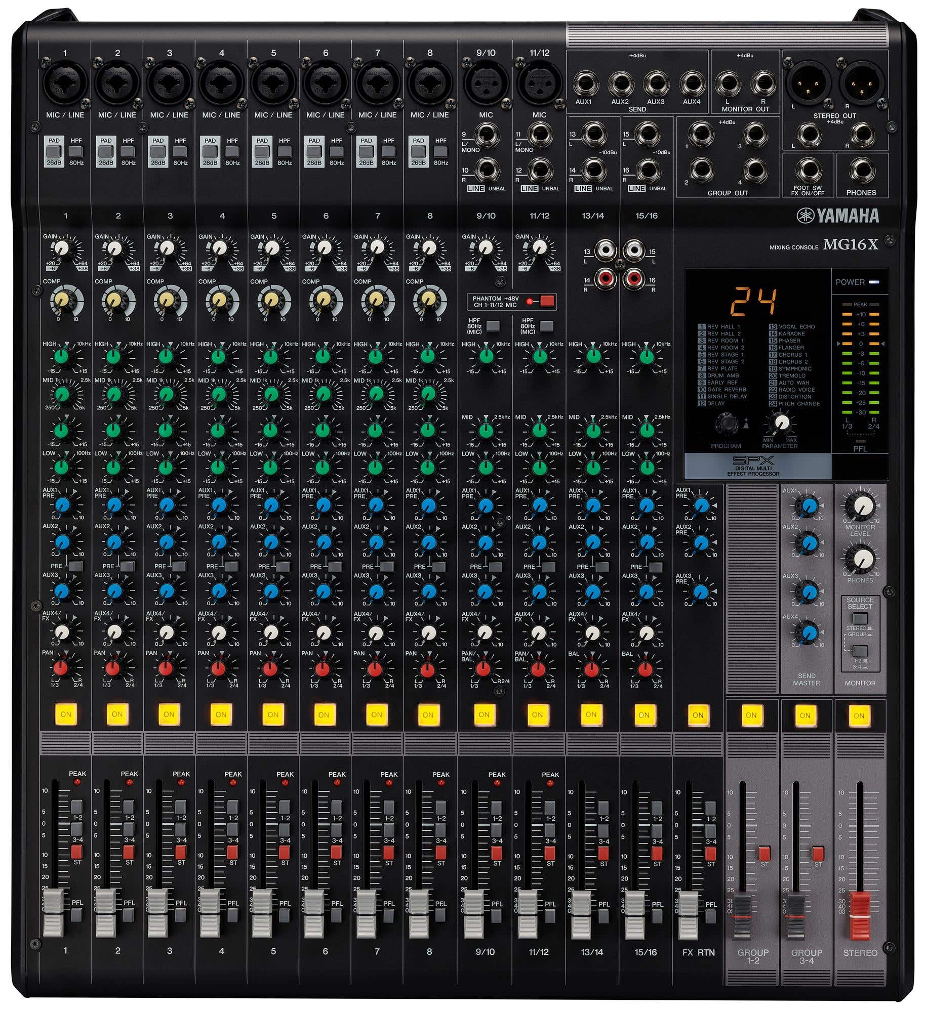 Yamaha MG16XCV Stereo Mixer with Effects