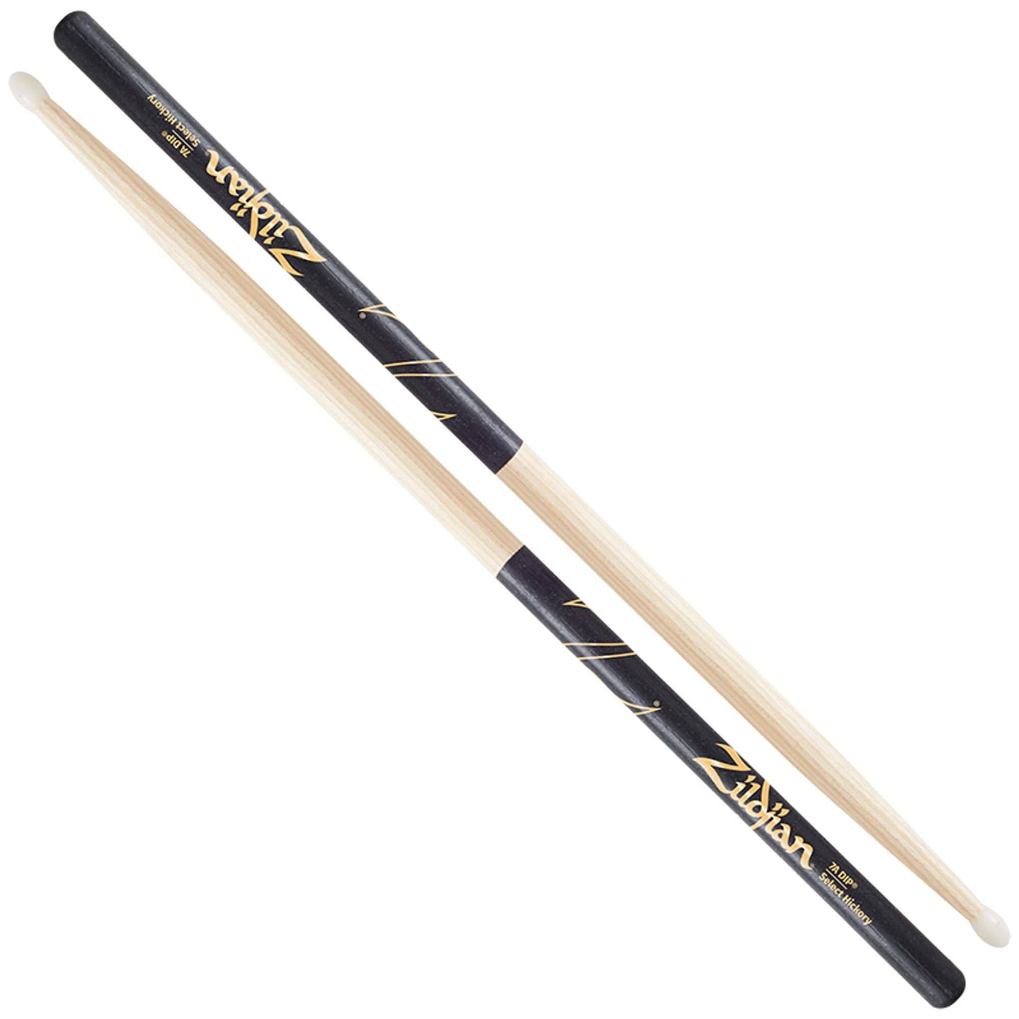 Zildjian 7A Black DIP Wood Tip Drumsticks Pair