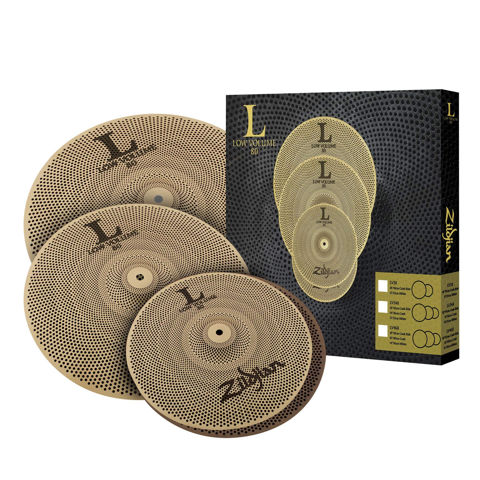 Zildjian L80 468 Low Volume Cymbal Set