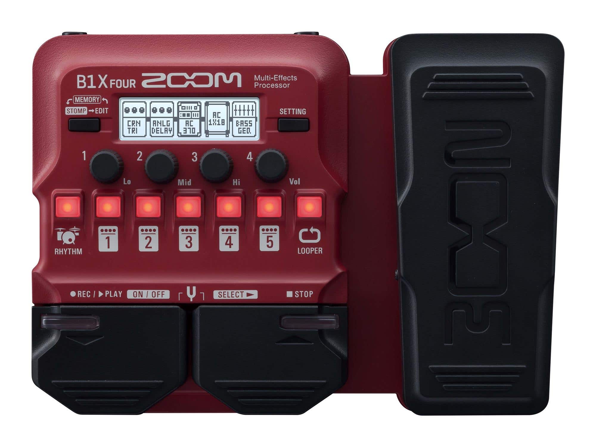 Zoom B1X FOUR Multi-Effects Bass Guitar Pedal