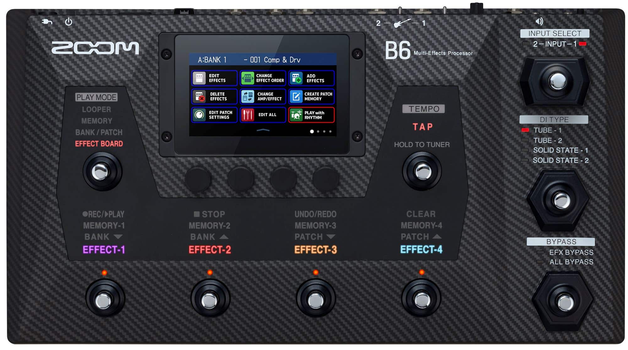 ZOOM B6 Multi-Effects Processor for Bass