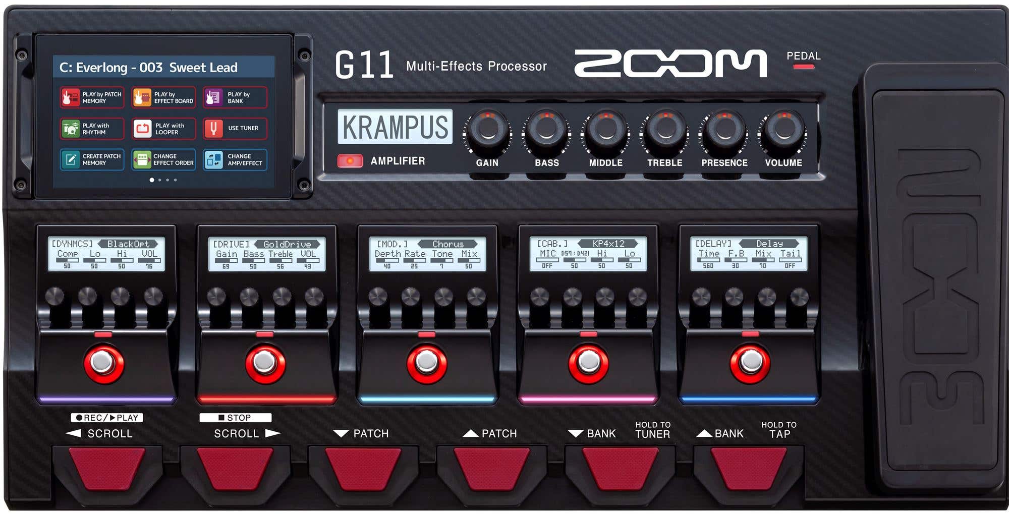 Zoom G11 Multi-Effects Processor For Guitarists
