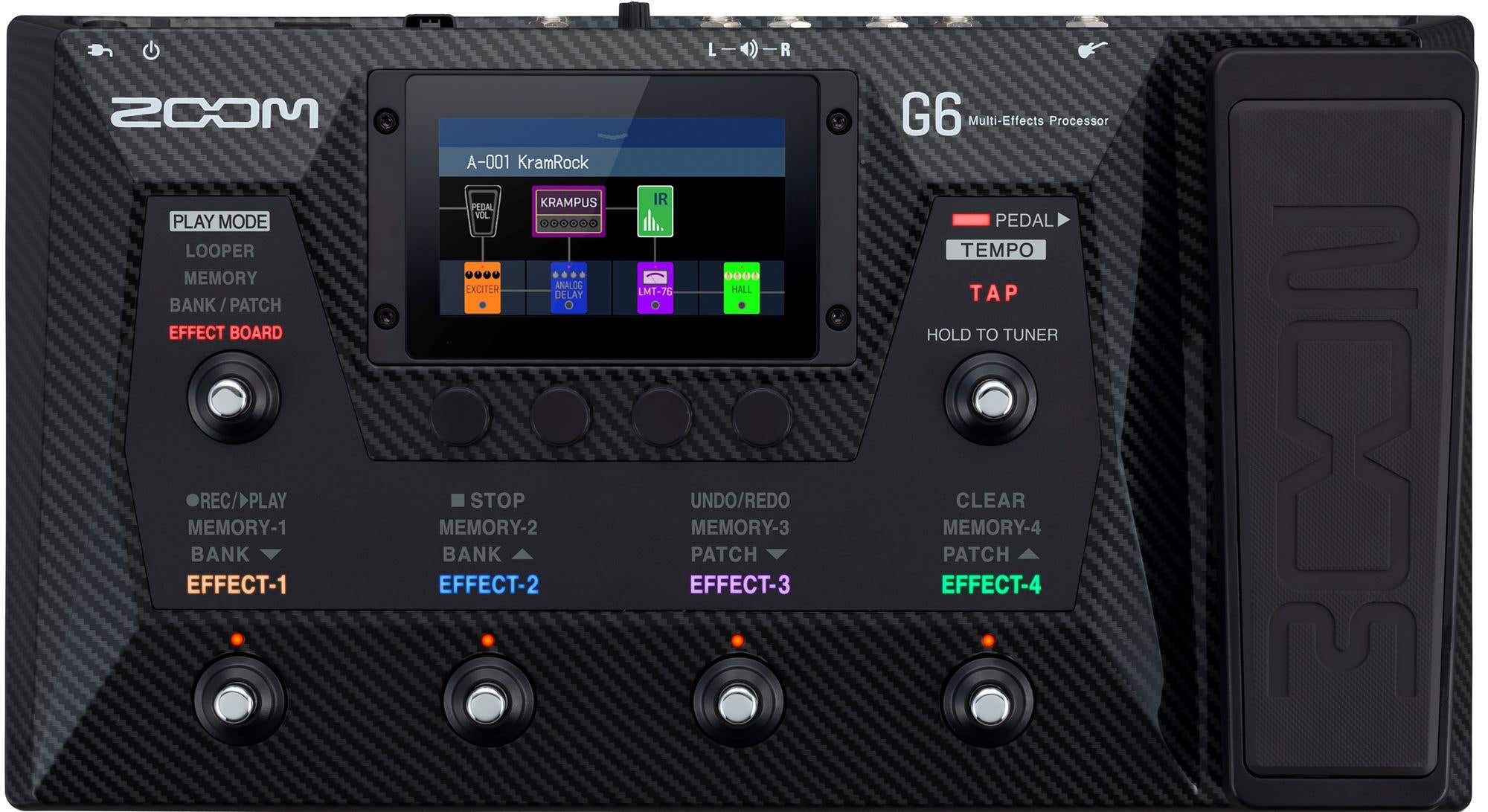 Zoom G6 Multi Effects Processor For Guitarists