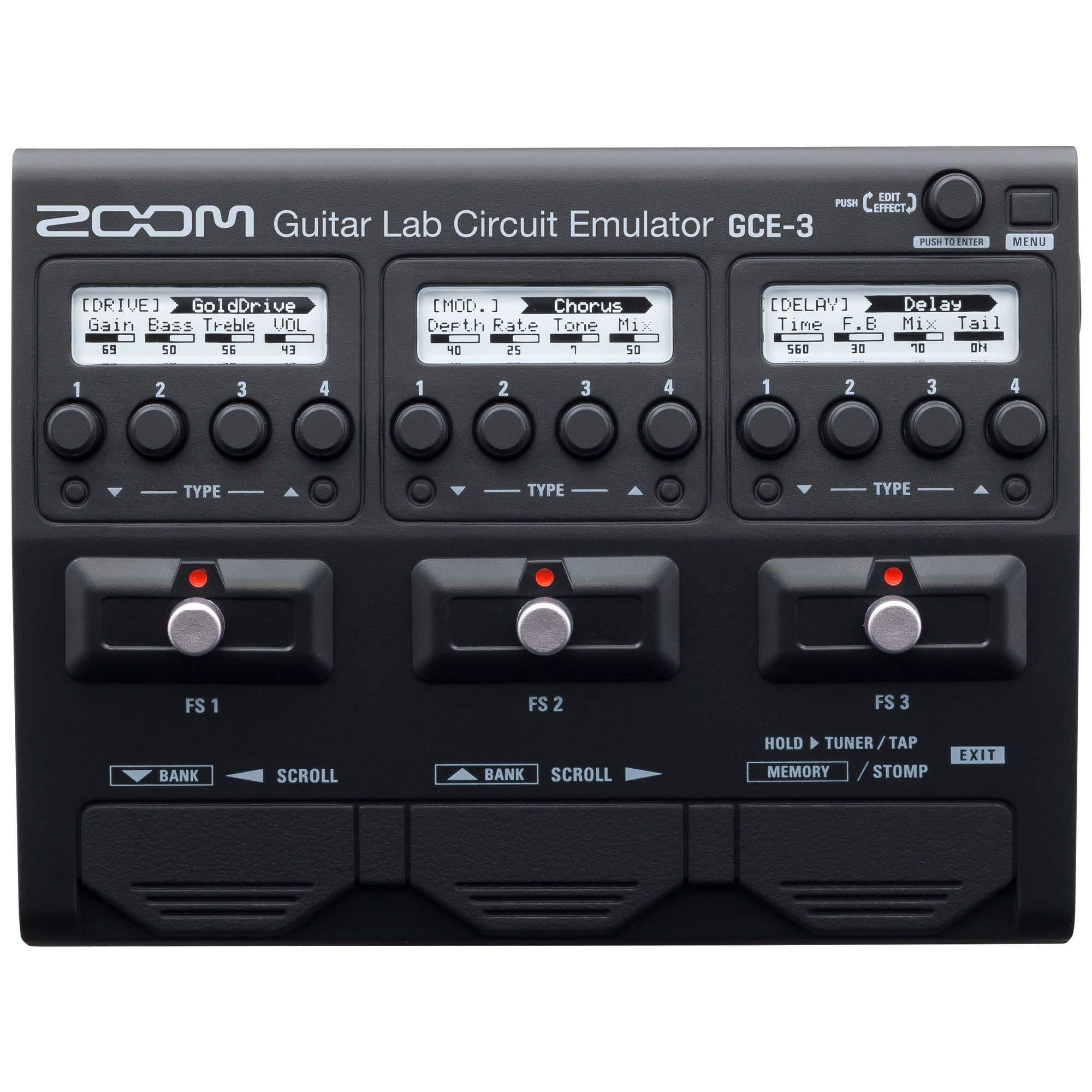 Zoom GCE-3 Guitar Lab Circuit Emulator Pedal