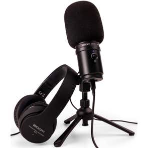 Zoom ZUM-2 USB Condenser Microphone Podcast Pack With Headphones