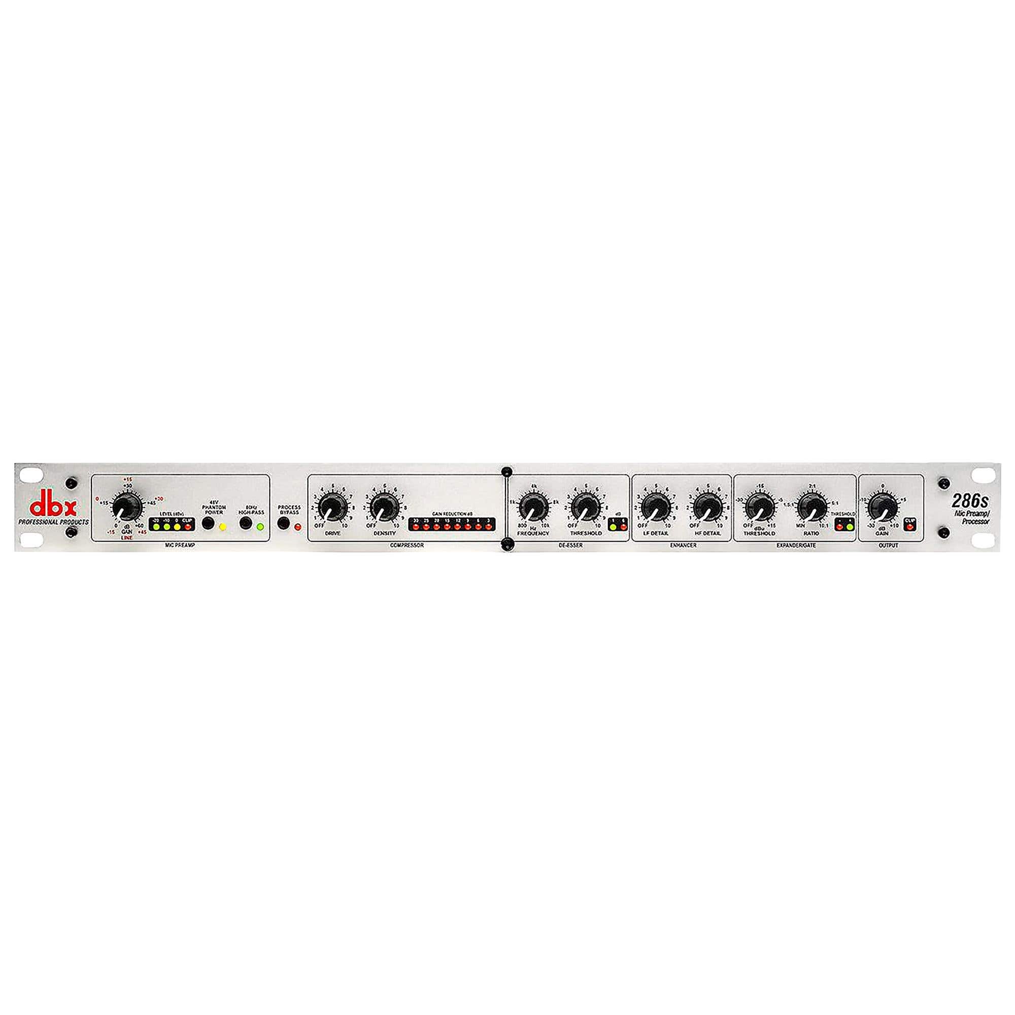 dbx 286S Single Channel Mic Preamp Channel Strip Processor