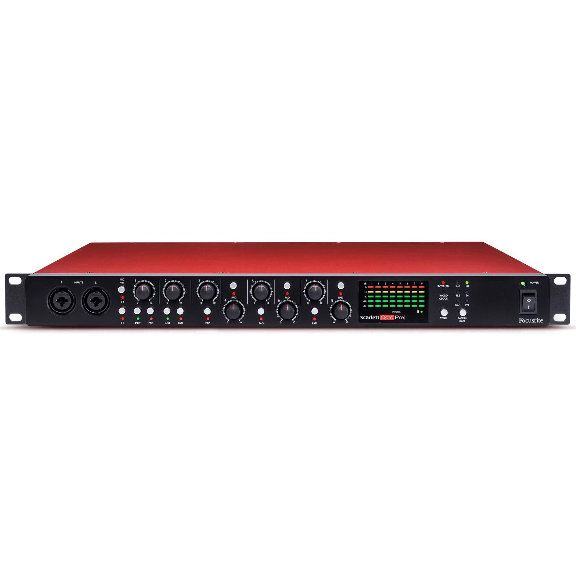 Focusrite Scarlett OctoPre Multichannel Mic Preamp with ADAT