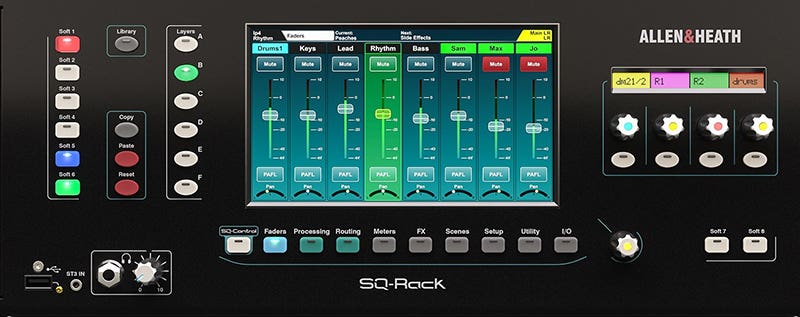 Allen & Heath SQ-Rack The Ultimate Rack-Mount Mixer