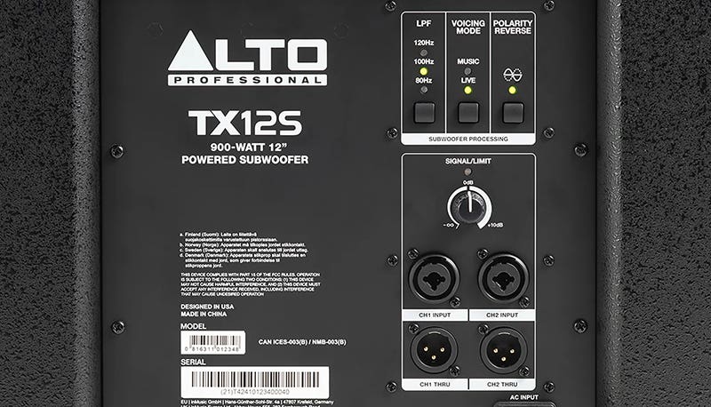 Alto Professional TX12SX Your Budget-Friendly Bass Solution
