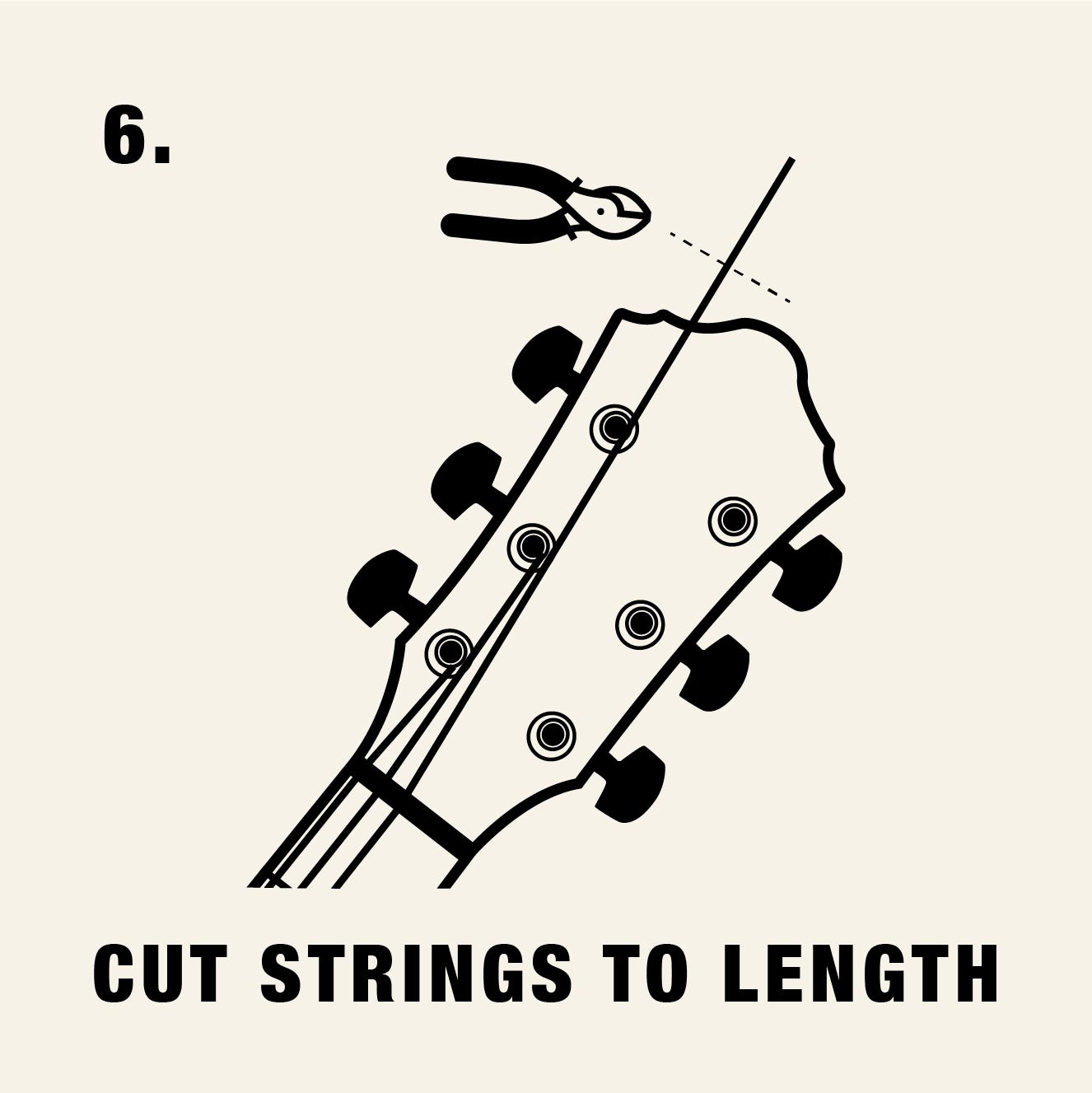 Steps for how to restring an acoustic guitar American Musical Supply