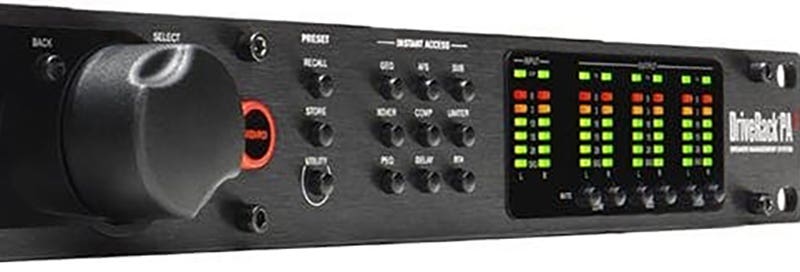 dbx DriveRack PA2 Studio Grade Processing Straight to Your System