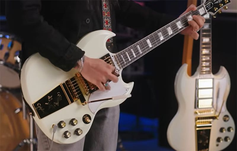 Epiphone 1963 Les Paul SG A Legendary Revival for True Rock Enthusiasts