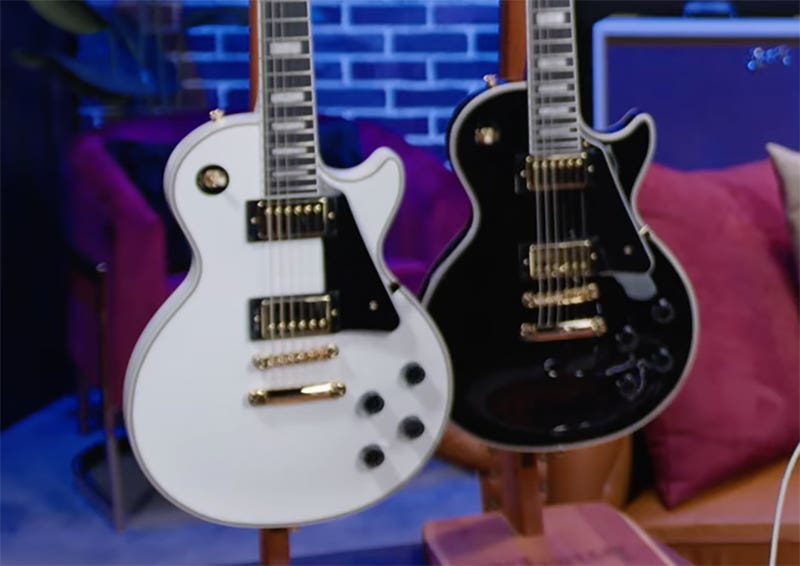 Epiphone Les Paul Custom The Tuxedo Treatment
