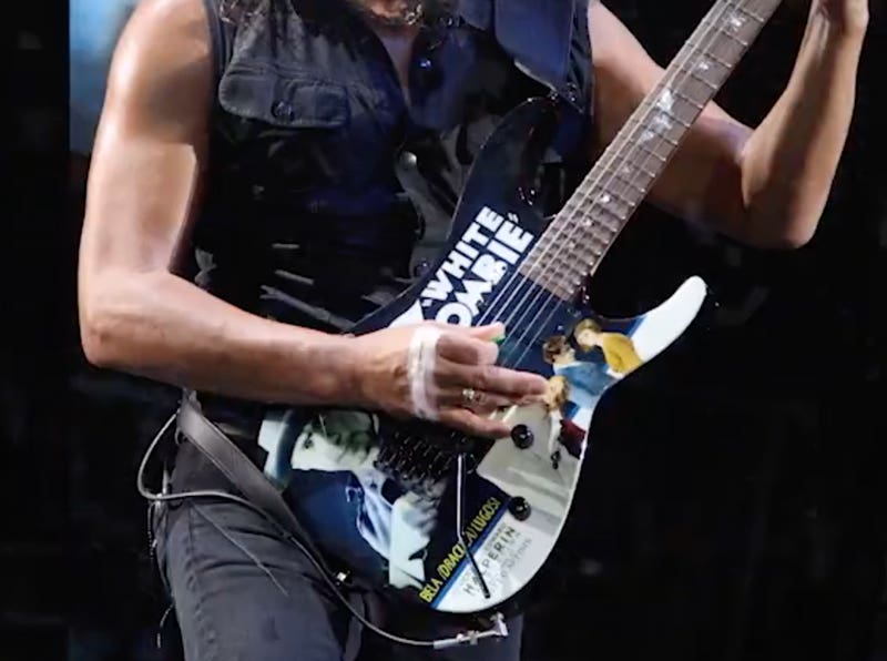 ESP LTD Kirk Hammett KH-WZ White Zombie Unleash the Monster Within