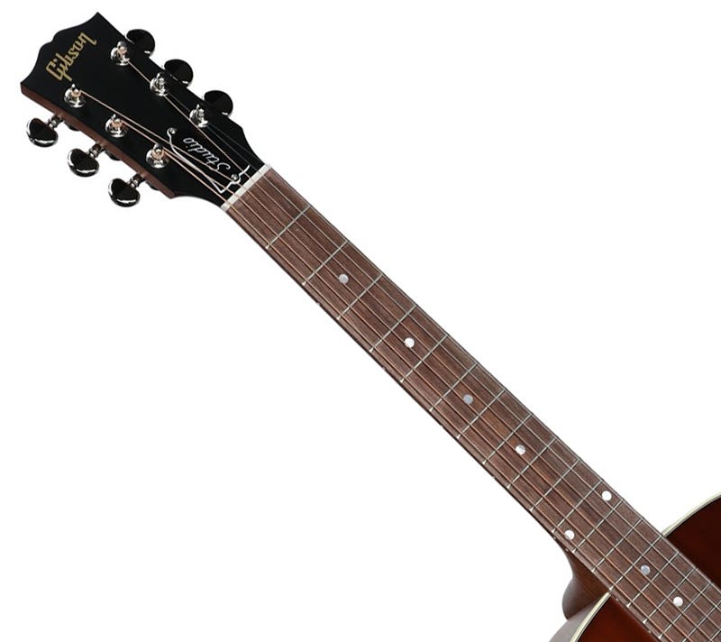 Gibson J45 Studio Walnut Acoustic Electric Neck Profile