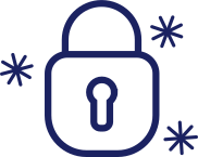Free Gold Lock Extended Warranty Icon