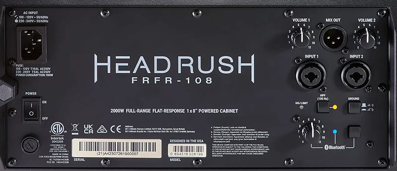 Headrush FRFR-108 MKII The Ultimate Platform for Your Modeler