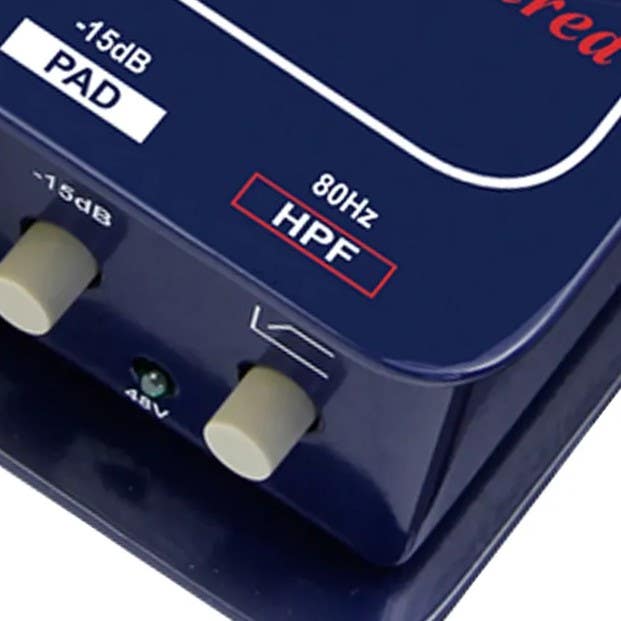 High-pass filter DI box
