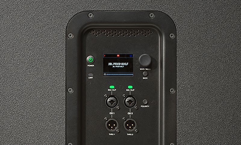 JBL PRX918XLF Complete Control at Your Fingertips