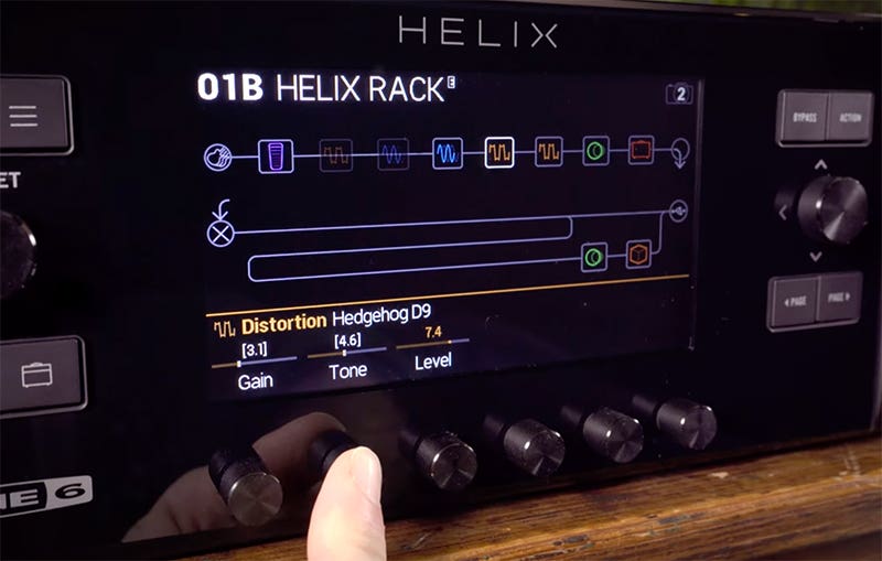 Line 6 Helix Rack Authentic Tone and Dynamics