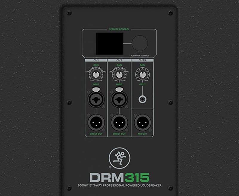 Mackie DRM315 Command Your Sound with Unprecedented Ease