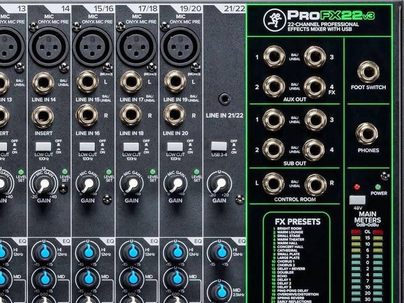 Mackie ProFX22v3 Your Sound Demands the ProFX22v3