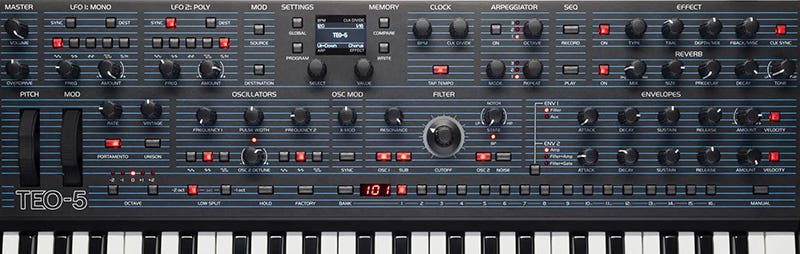 Oberheim TEO-5 Old-School Analog Synth, Reimagined