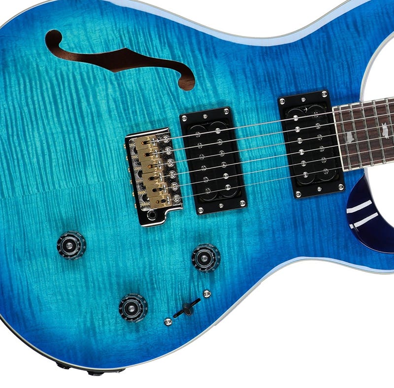 PRS SE Custom 24 Semi-Hollow Piezo Performance Without Panic