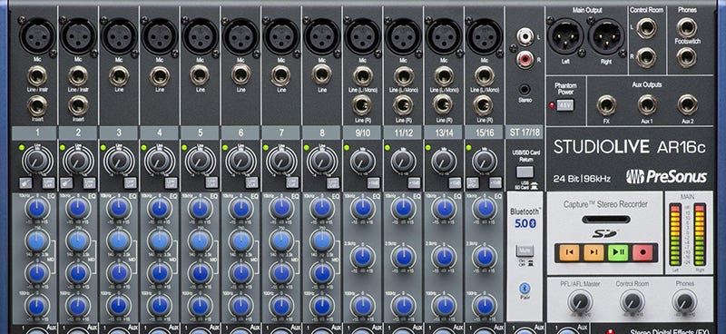 PreSonus StudioLive AR16c Your Sound, Your Way