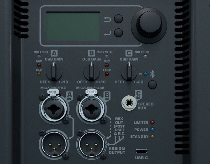 QSC KC12 Multi-Function Digital Display