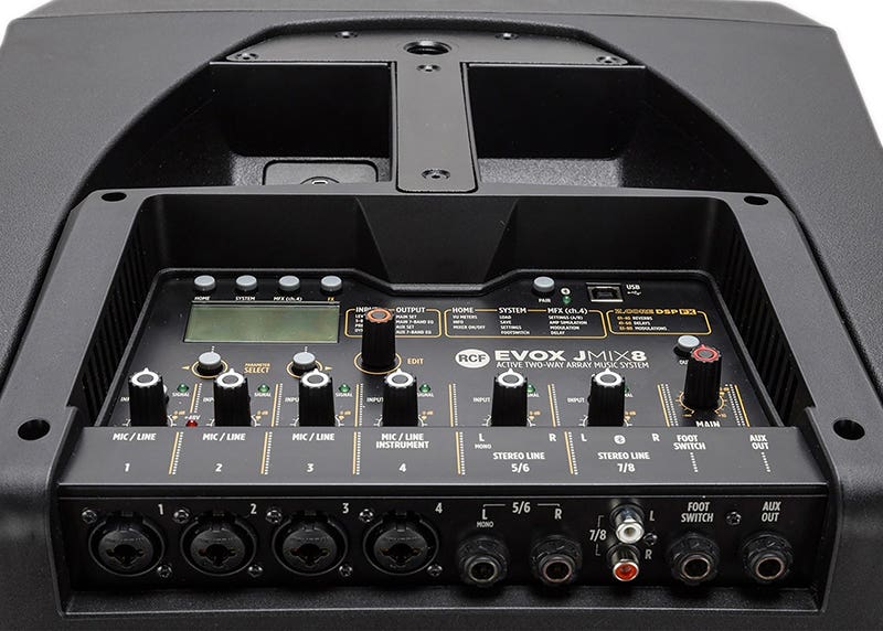 RCF Evox JMix 8 Connectivity That Actually Connects