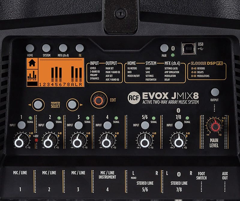 RCF Evox JMix 8 Digital Mixing Made Simple
