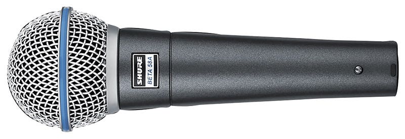 Shure Beta 58A Your Voice, Amplified to Perfection