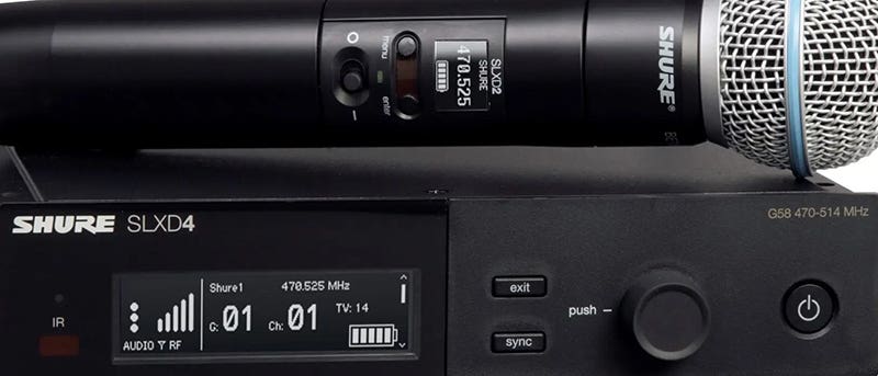 Shure SLXD24/B58 Built for the Stage