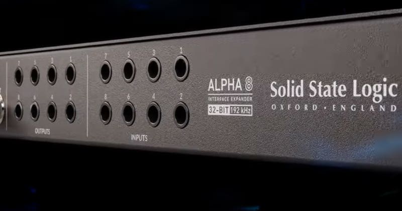 Solid State Logic Alpha 8 Total Studio Integration