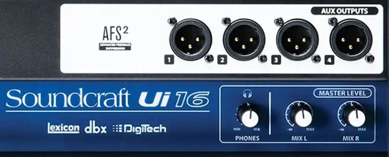 Soundcraft Ui16 Connectivity for Any Gig