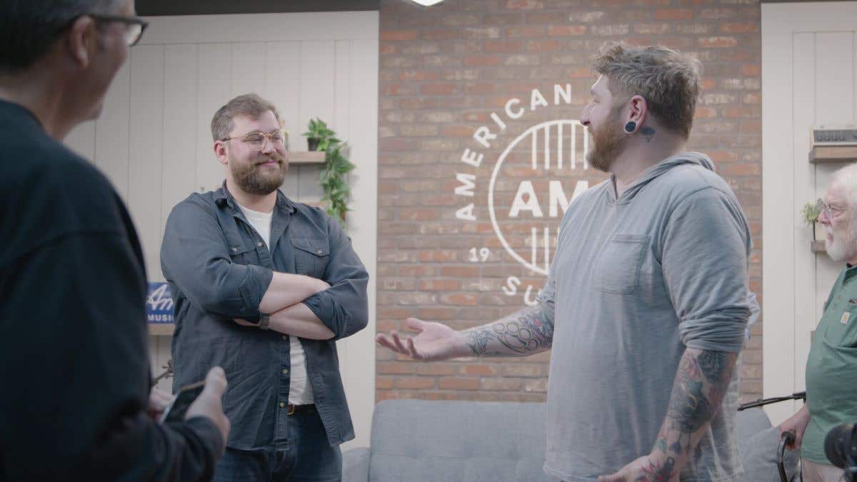 Wil DeYoung from Spector and Daniel Tobias of MTD at American Musical Supply