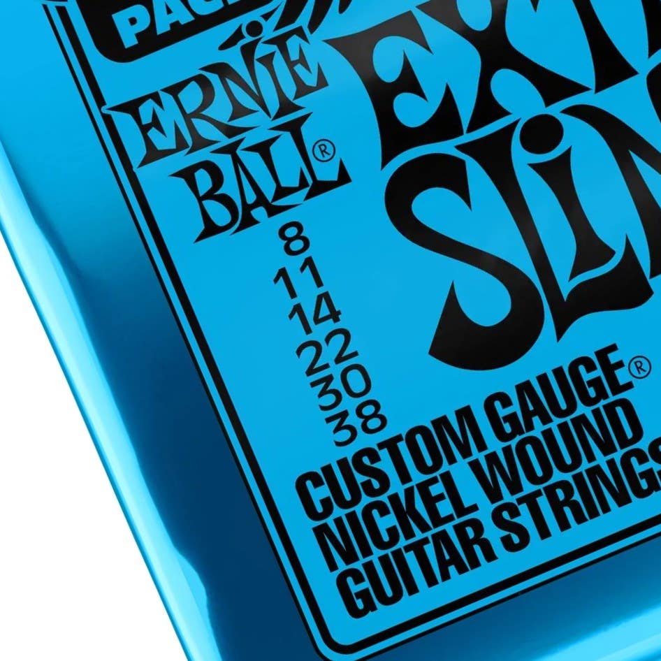 Electric guitar string gauges