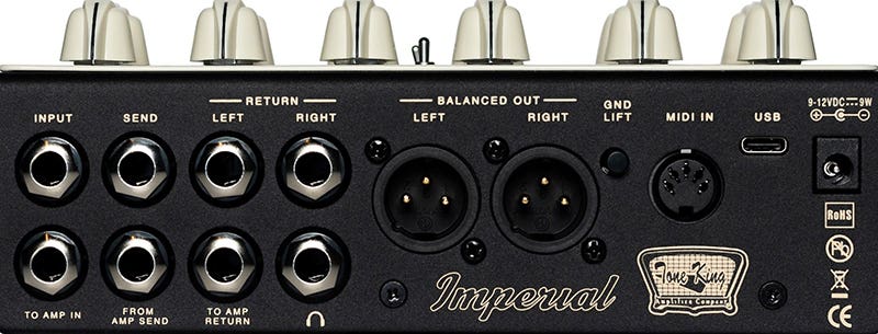 Tone King Imperial Tube Preamp Tone and Tech without Compromise