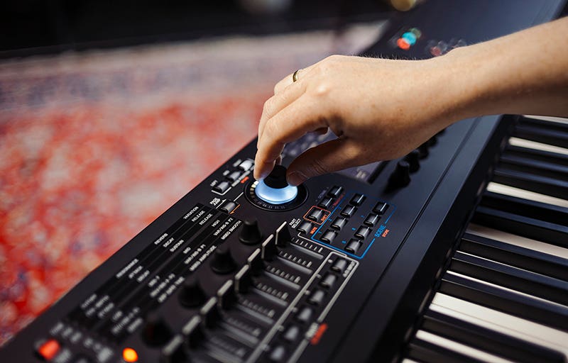 Yamaha MODX M8 Command Your Sound with a Single Twist
