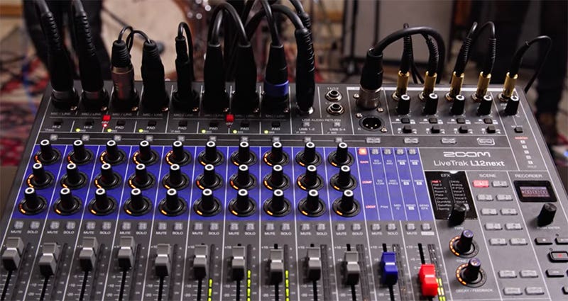 Zoom LiveTrak L12next A Mixer Like No Other