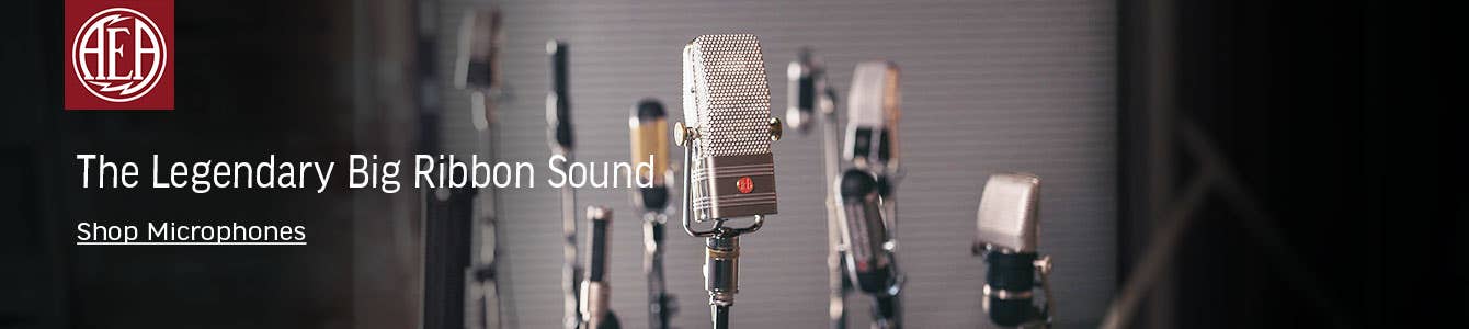 The Legendary Big Ribbon Sound - Shop Microphones