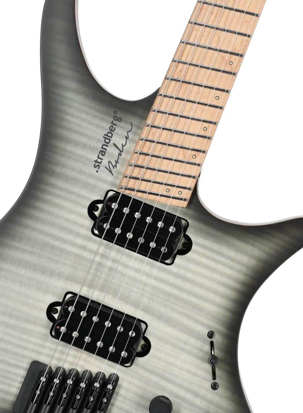 multi-scale guitar neck