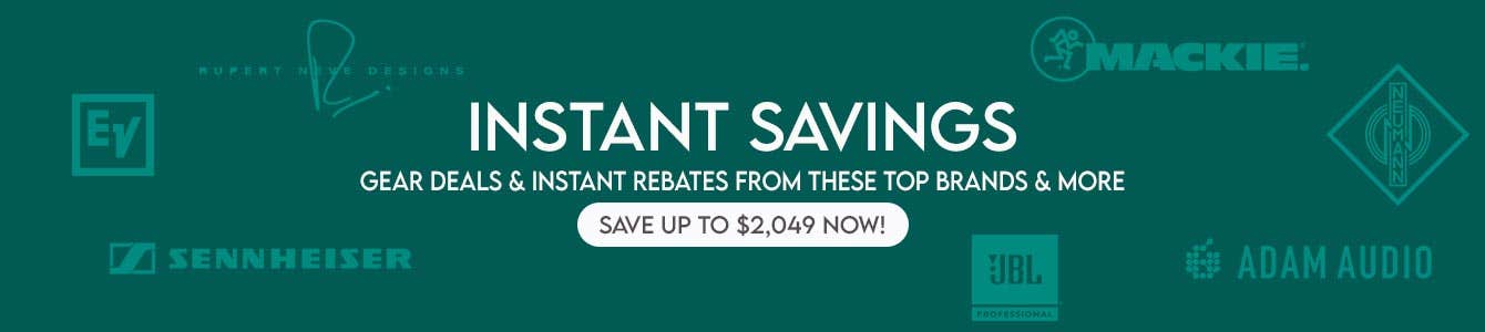 Gear Deals and Instant Rebates from these great brands and more